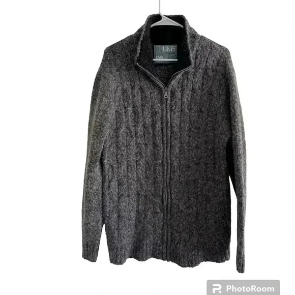 BKE Men's Athletic Fit - Zip Up Sweater - Picture 1 of 7